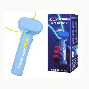 Portable Rope Launcher, 1 Box USB Rechargeable Luminous Rope Launcher, Outdoor Flying Toy for Kids & Adults, Perfect STEM Gift