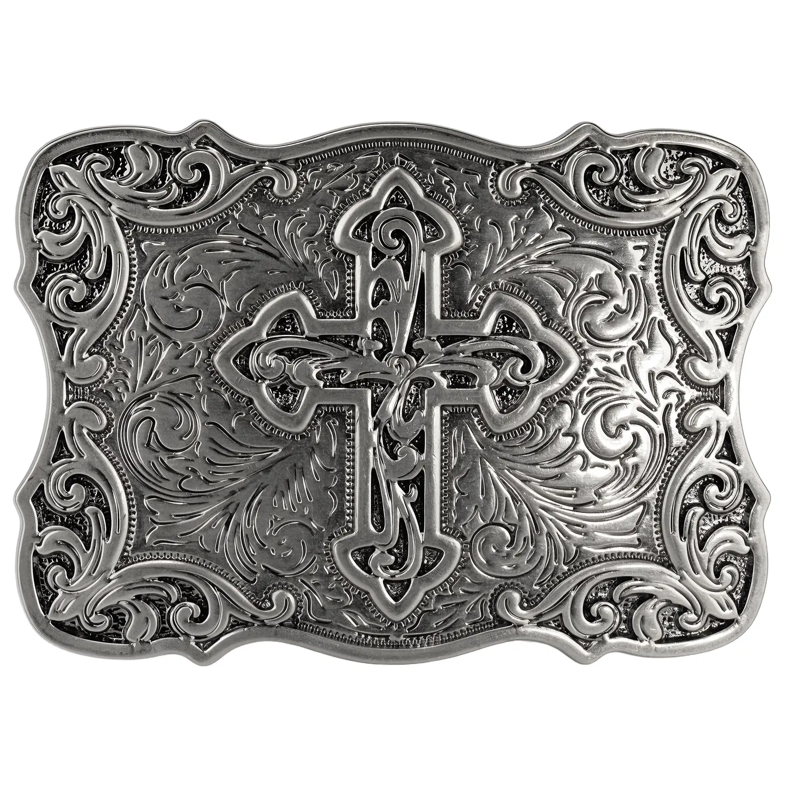 Unisex Cross Belt Buckle, Gothic Punk Accessory, Antique Silver Electroplated, Religious Jewelry Hardware, Vintage Waist Decor, Alloy Metal Buckle, Edgy Belt Clasp, Streetwear Fashion, Gothic Unisex Design, Durable Cross Buckle