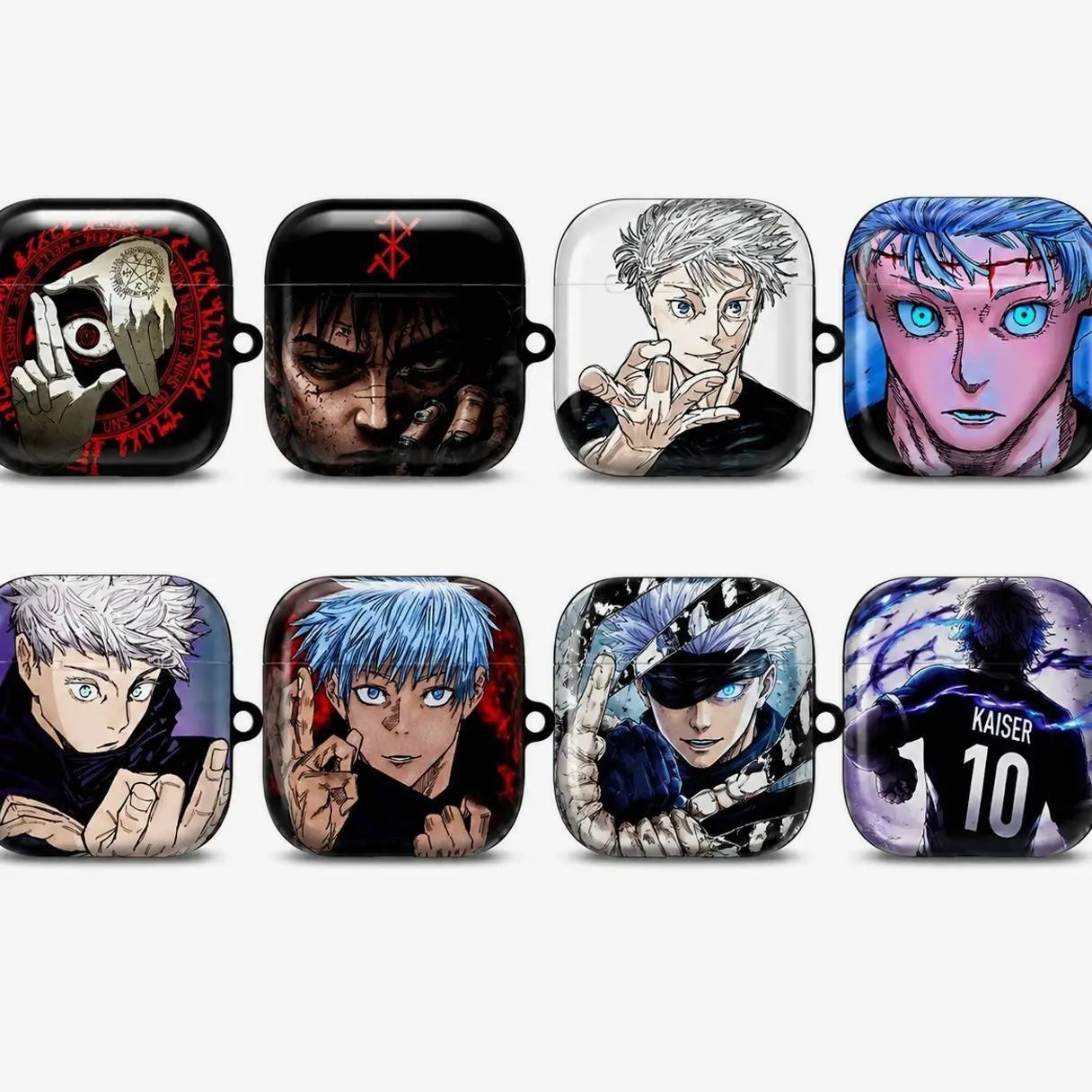 Fantasy Manga AirPods Case, Japanese Anime Style Protective Cover For AirPods Gen 1 2 3 4 Pro, Earbud Gift