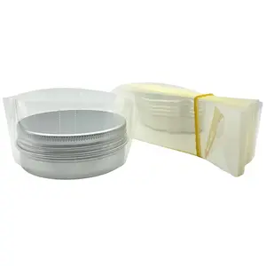 200Pcs Heat Shrink Wrap Film Shrink Seal Bands for 2oz/60ml 60g Aluminum Tin Jar, Easy to Use, Make Products More Professional