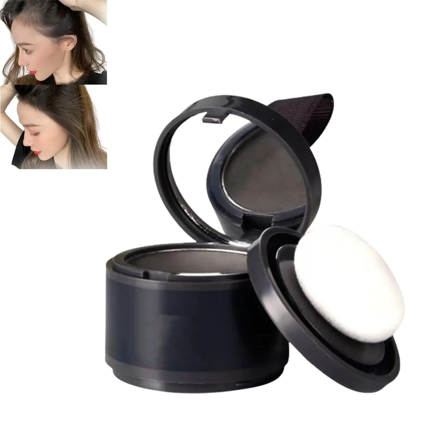 Lisade Root Cover Up Hairline Shadow Powder, Hair Shading Powder for Thinning Hair, Bald Spots, Beard Line