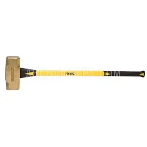 212 MAIN 20 lbs Brass Hammer, 32 in. Wood Handle, Surface-Safe (Model ABC20BW)