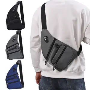 Compact Anti-Theft Waterproof Crossbody Shoulder Bag for Outdoor Sports, Gym Use