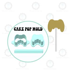 Game Controller Cake Pop Mold | Deluxe Cutter, Popper, and Tray Option