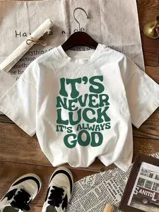 Girls' 100% Cotton Relaxed Fit Short-Sleeve T-Shirt - Breathable Round Neck Geometric Print Tee, Machine Washable Casual Summer Top for Teen Girls, Everyday Youth Tee, Shirts for Girls