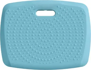 3/4 inch Thick Office Standing Desk Mat, Portable Cushioned Standing Pad with Massage Points, Anti  Kitchen Floor Mat with Handle, Multi-Purpose Floor Comfort Mat (Teal, 17" x 22")