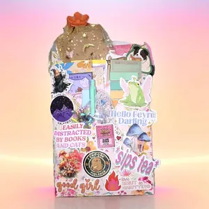 Blind Date with a Morally Grey Dark Romance or Fantasy Book Featuring Unique Stickers Bookmarks and Goodies for Book Lovers