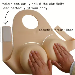 2026 model fake silicone breast pads, suitable for cross-dressers and role-playing