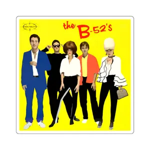 The B‑52’s “The B‑52’s” Sticker | New Wave Punk Pop Album Decal