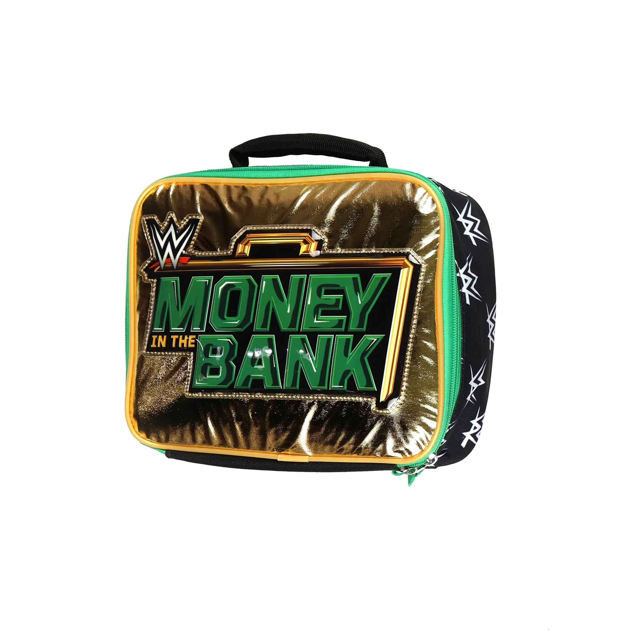 WWE Lunch Box Money In The Bank Insulated Tote Bag Full-Zip Closure 9"