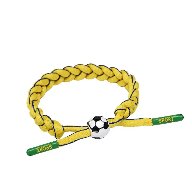 Unisex Football Theme Woven Wristbands - Festive & Party Supplies, Mini Gifts for Football Enthusiasts to Enhance Game Experiences