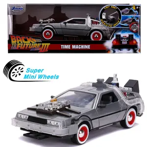 Jada 1:24 Time Machine Part III - Back To The Future with Lights #32166