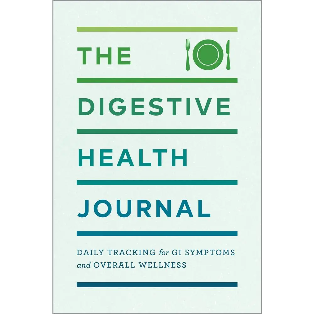 USED Book - The Digestive Health Journal: Daily Tracking for GI Symptoms and Overall Wellness by Rockridge Press (Paperback) - english