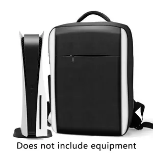 Ps5 Console Storage Backpack, Large Capacity Portable Bag, Suitable for Ps5 Slim, Holds Controllers, Headphones, Game Discs, Accessories