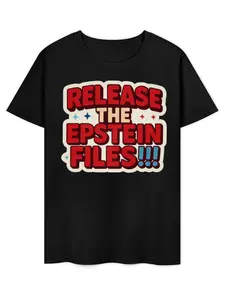 RELEASE THE EPSTEIN FILES  T- Short Sleeve Tees Casual Crewneck Pullover Tops Cute  Cotton Tops funny shirts men good graphic short-sleeved t-shirt