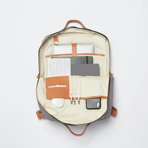 Large Modern Day Briefcase (Canvas Business Professional Backpack)