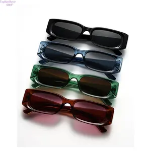 Unisex Curved Small Frame Sunglasses,Trending 90s Y2K Retro Vintage Shades,Fashion Slim Narrow Oval Eyewear,Classic Bend Temples Design,UV400 Anti Glare Sun Protection,Streetwear Aesthetic For Daily Driving Outdoor Travel Party Photoshoot Casual Fashion A