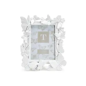 White Butterfly 5x7 Frame