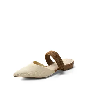 Classic Pointed Toe Flat Mules