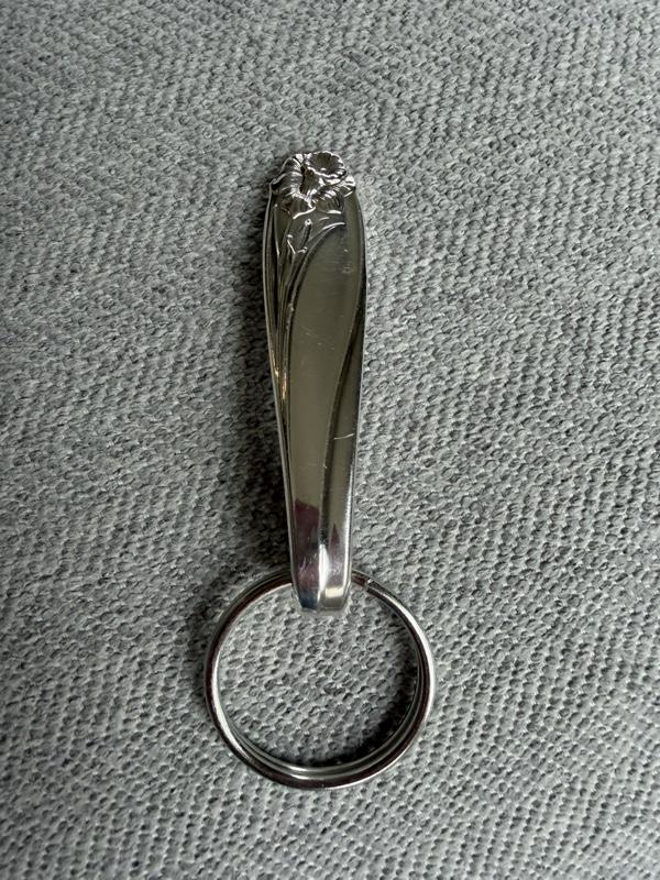 Daffodil Silverware Keychain