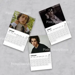 2026 updated Timothée Chalamet Wall Calendar, Timothée Chalamet Calendar 2025, Best Gift For Timothée Chalamet Fan, Celebrity Wall Calendar 2025