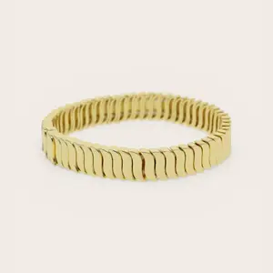 Ola Golden Chevron Stretch Bracelet