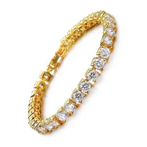 Trendy Street Style Claw Chain Bracelet, Full Bling Diamond Accent Wrist Accessory
