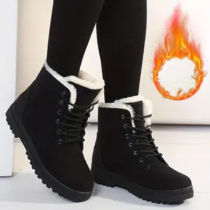 Winter Warm Boots for Women New Style Women's Shoes Winter Large Size Women's Boots Casual Middle-aged Boots Outdoor Winter Boots