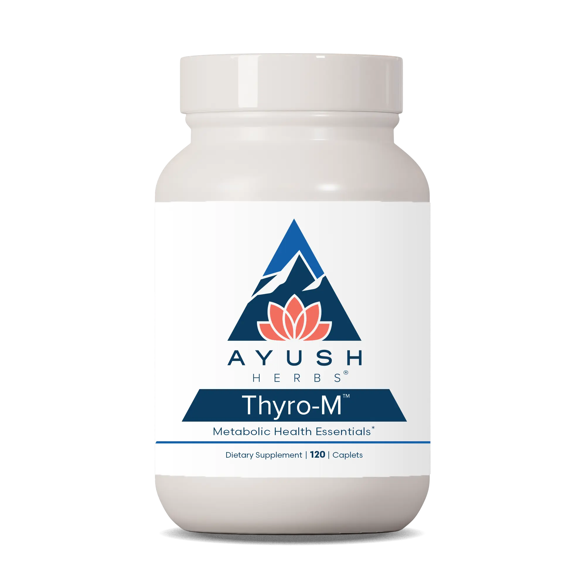 Ayush Herbs Thyro-M - Thyroid Support for Women & Men, Thyroid Health, Thyroid Care with L Tyrosine, Ashwagandha, Kelp, Natural Energy Support - 120 Servings