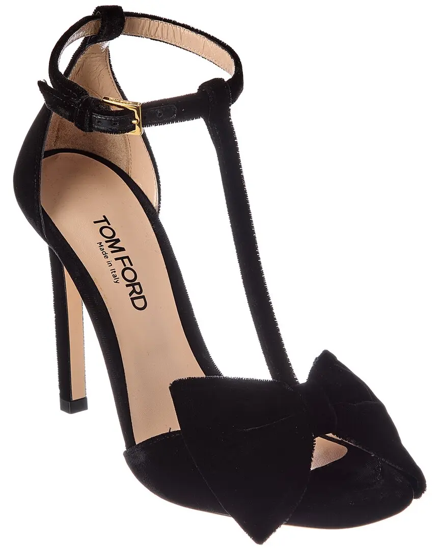 Tom Ford Brigitte Velvet Sandal
