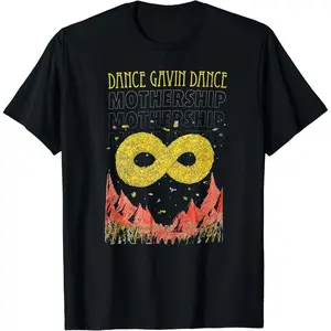 100% Cotton Dance Gavin Dance Mothership graphic design T-Shirt