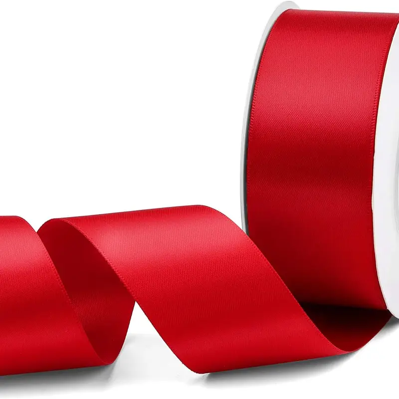 1.5-inch Single Face Satin Ribbon - 50 Yard Roll for Gift Wrapping ,Valentine's Day ,Wedding ,Birthday, Mother’s Day and Floral Craft
