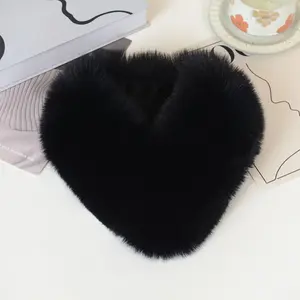 New Faux fur Neck Collar Soft Neck Portection Winter Scarf Thickened Neck Warm Shawl Women
