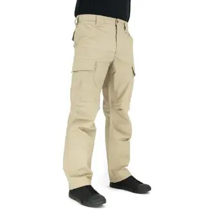 LA Police Gear Atlas BDU Pants Classic Cotton Fabric Menswear Athletic Fit Cargo Pocket Elastic Waistband Rip Stop Fabric STS Stretch Panels YKK Zipper