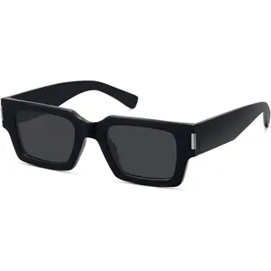 FOZONO Retro Square Sunglasses | 90s Chunky Rectangle Shades for Women Men UV400 FZN804