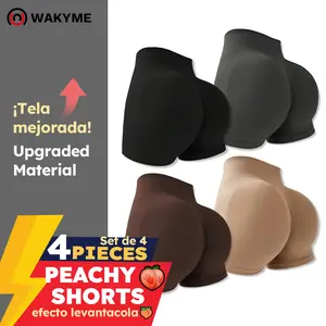 High Waist Tummy Control Side-Ribbed Butt-Lifting Seamless Shorts, Women's Upgraded Lightweight Peachy ShortsSummer Shorts, Improved Fabric Density & Breathable Comfort