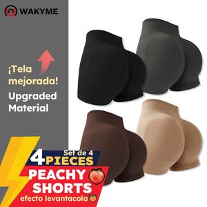 High Waist Tummy Control Side-Ribbed Butt-Lifting Seamless Shorts, Women's Upgraded Lightweight Peachy Shorts, Summer Knitted Shorts, Improved Fabric Density & Breathable Comfort