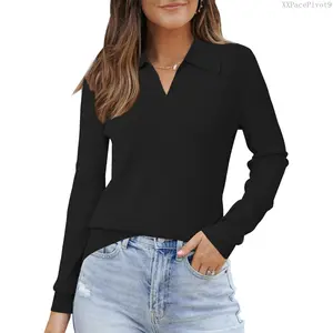 Women’s Wool Blend Collared Fall Pullover Sweaters Business Casual Outfits 2025XXPacePivot9