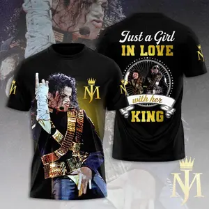 Michael Jackson Pop Culture 3D Shirt, Unisex Graphic Tee, Trendy Outfit AOP All Over Print 3D Shirts