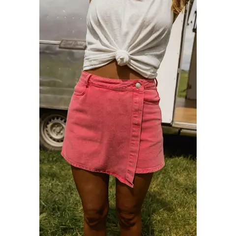 Coral Denim Johanne Skort