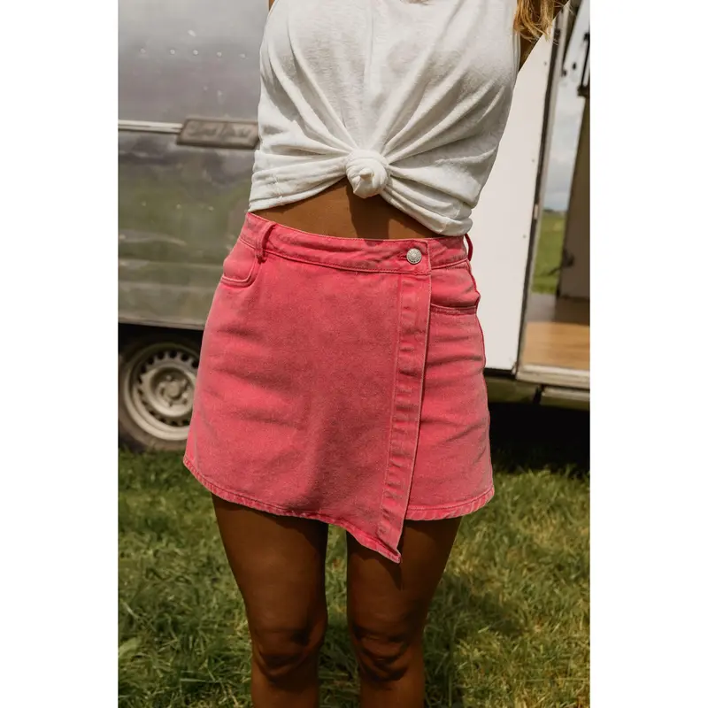 Coral Denim Johanne Skort