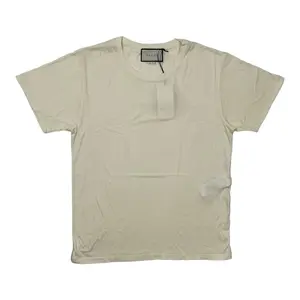 Gucci Shoulder Stamp Logo Short Sleeve Tee Shirt Cream Black