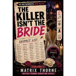 The Killer Isn't The Bride: The 43,782 Suspect Wedding Night Murder Mystery Puzzle | 17 Clues, Thousands of Guests, Only One Name Survives, Find The Killer (MATRIX THORNE DEDUCTION SERIES)