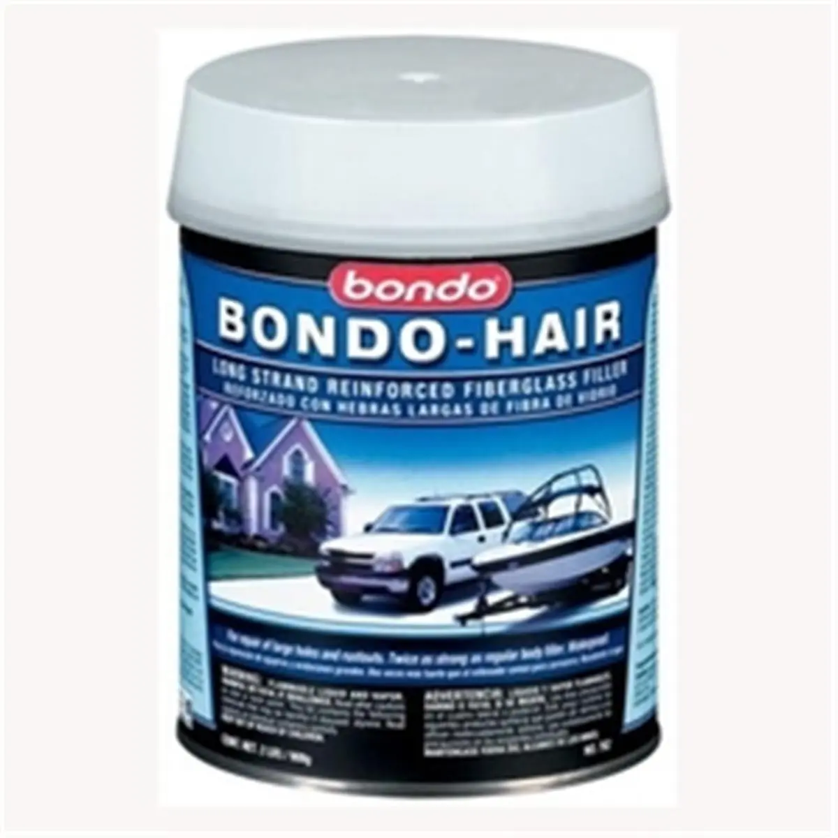 212 MAIN Bondo 104-762 Extra Strength Reinforced Filler, Long Inch Strands, 1-Qt Volume for Hole Repair