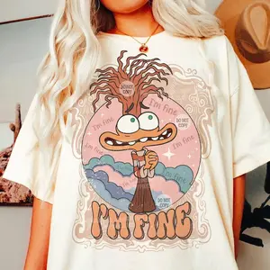 Inside 0ut 2 T-Shirt, Anxiety, Family Vacation, Anxiety Shirts, Inside 0ut Characters, Inside 0ut Top Love