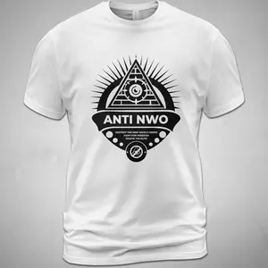 Anti the New World Order all seeing eye delete illuminati T-Shirt anti sheeple Anti NWO illuminati Men Women Unisex Design Tee freemason