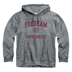 Fordham University Heritage Hooded Sweatshirt (Charcoal Grey)