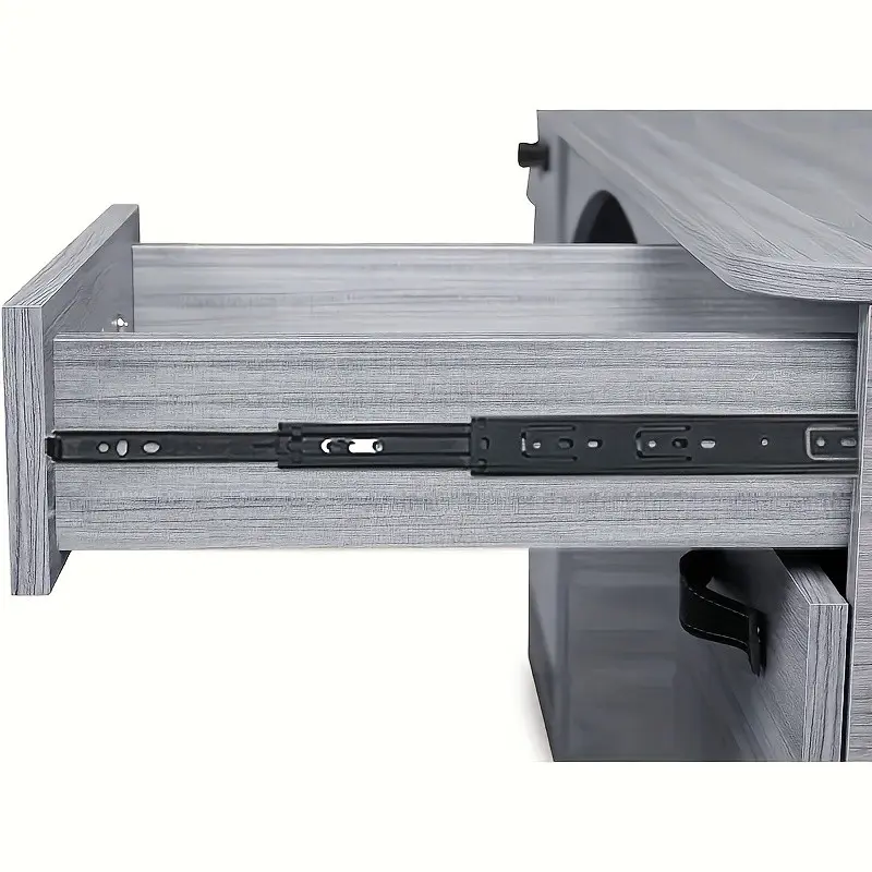Full Extension Quiet Heavy Duty Drawer Slides, Metal Structure, 10/12/14/16 Inch Length, Screw Pack Included, Ideal for DIY Home Decor, Hardware Sliders
