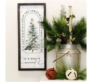 Sincere Surroundings 24" Who's Around It Tree Farmhouse Frame