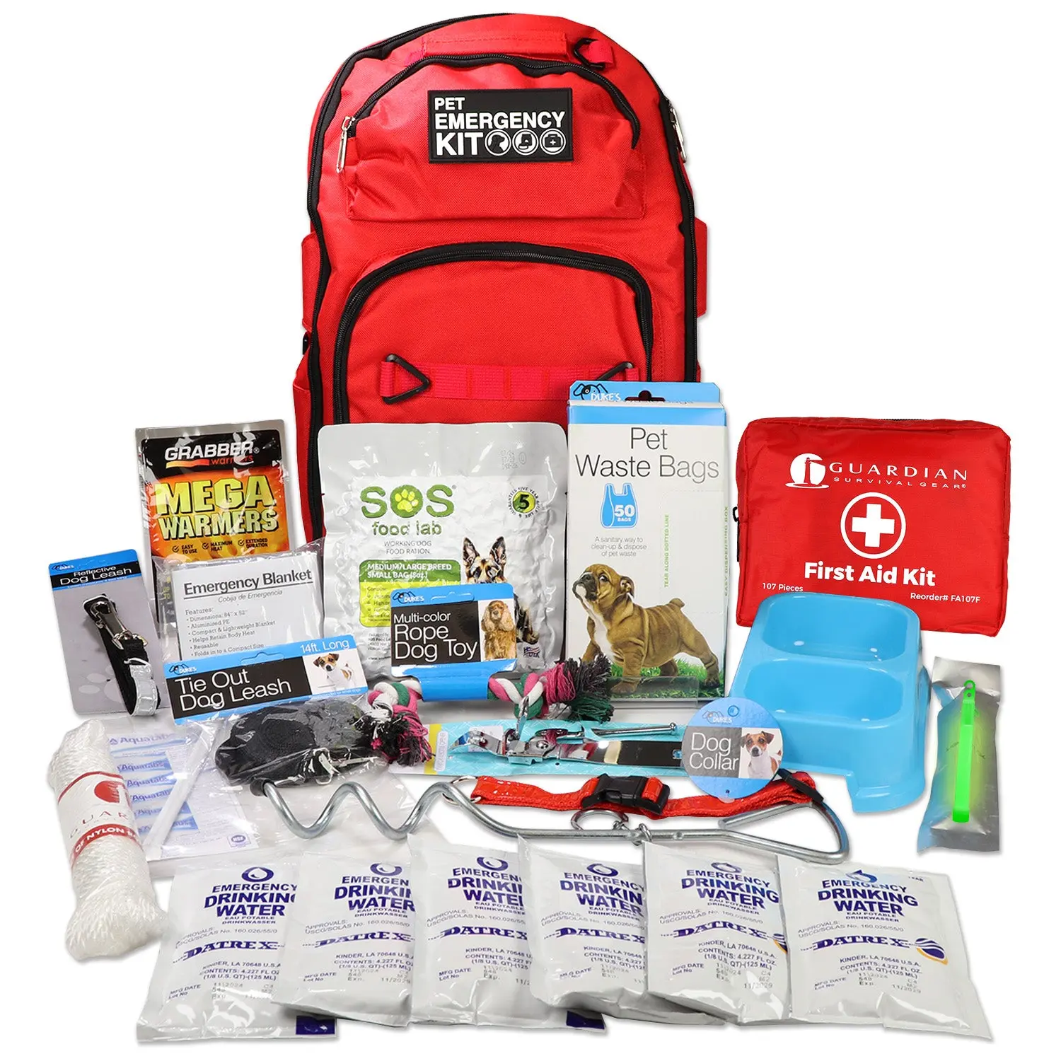 Dog Survival Kit - Deluxe Canine Survival Go-Bag